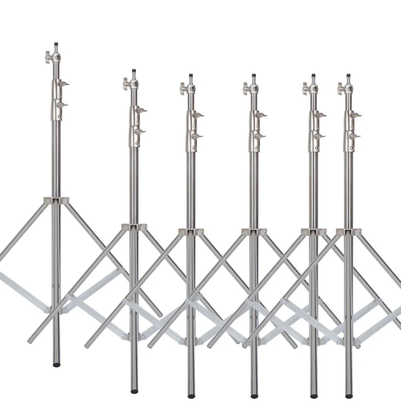 Pied de studio inox – vue 33