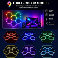 Éclairage hexagonal RGBW – vue 5