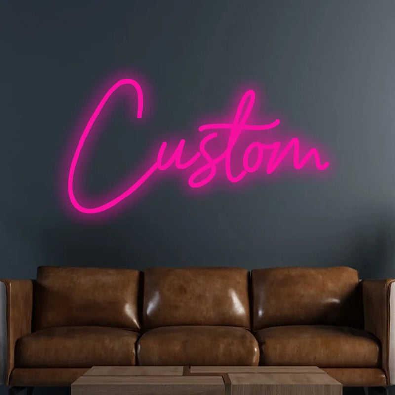 Néon LED personnalisé prénom pour chambre d'enfant, USB, 25 à 55 cm