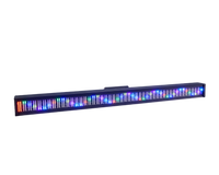 Barre LED stroboscope pixel – barre allumée multicolore sur fond noir