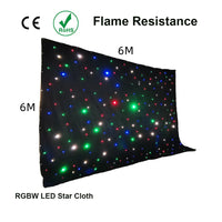 Rideau ciel étoilé LED – version RGBW multicolore, 6 x 6 m