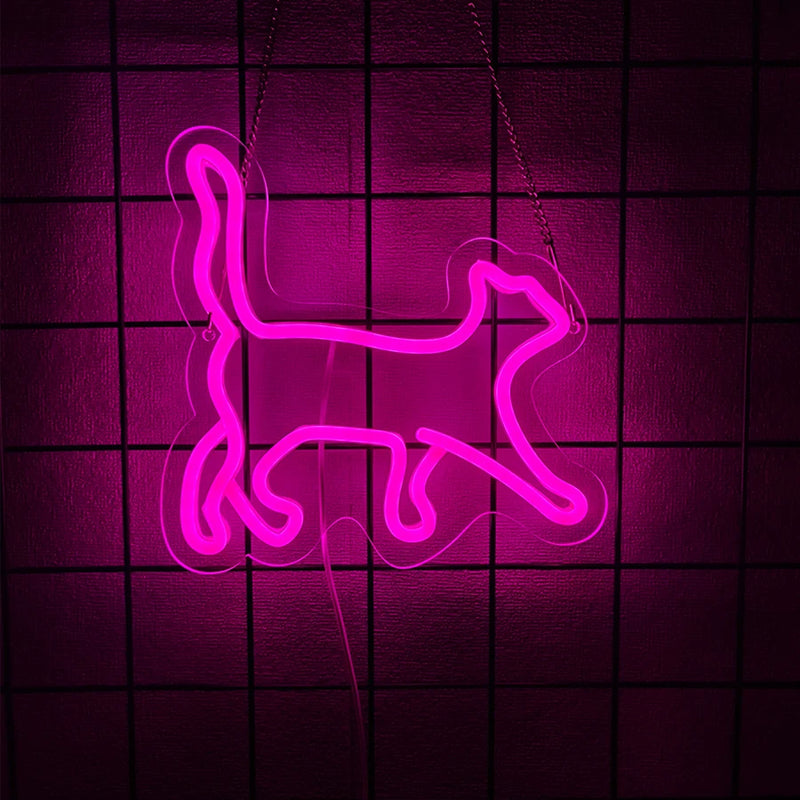 Néon LED chat – vue 9