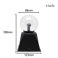 Lampe plasma boule magique tactile – modèle de 4 pouces, 19 cm de haut