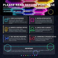 Éclairage hexagonal RGBW – vue 16