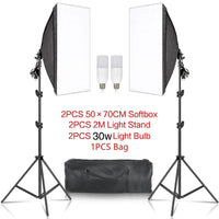 Kit éclairage continu softbox 50x70 cm – vue 14