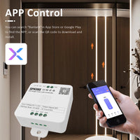 Ruban LED COB 24 V – commande du contrôleur depuis une application mobile