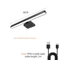Barre lumineuse écran PC 18 à 50 cm – modèle de 25 cm avec câble de 1 m
