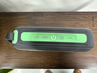 Enceinte Bluetooth lumineuse portable – vue de dessus avec les touches de commande