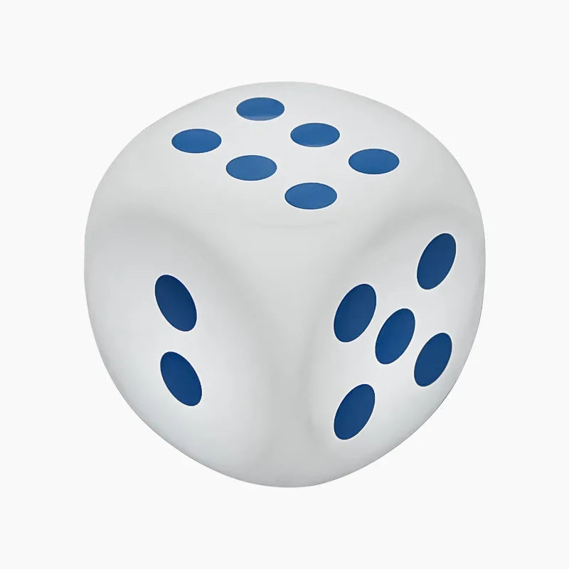Tabouret lumineux LED en forme de dé 40 cm avec télécommande, IP44