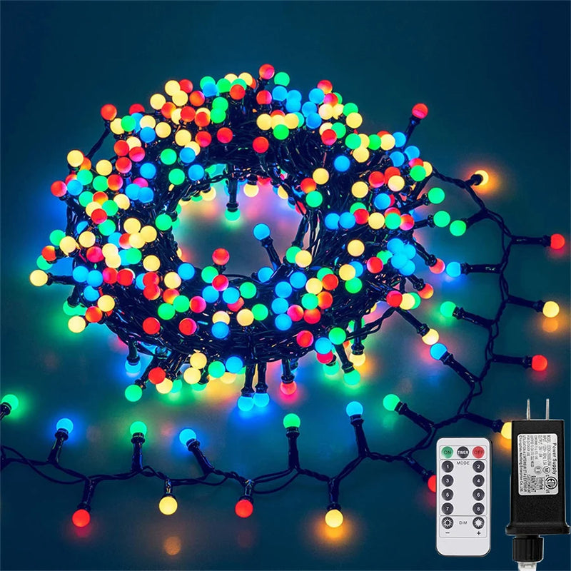 Guirlande de Noël à boules LED – vue 2