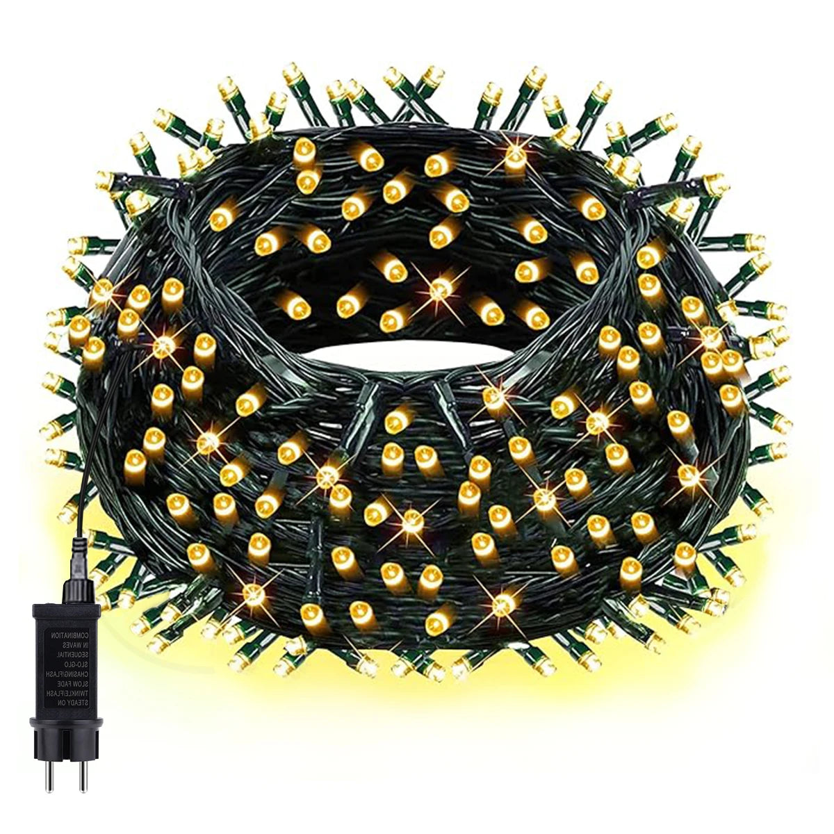 Guirlande lumineuse extérieur LED étanche 8 modes, 10 à 100 m