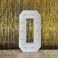Lettre chapiteau lumineuse 91,5 cm – la lettre O en cadre blanc
