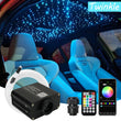 Kit plafond étoilé fibre optique RGBW 16 W, application Bluetooth et télécommande