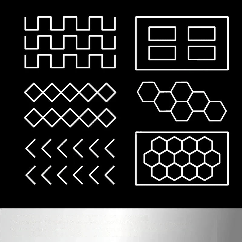 Éclairage LED hexagonal – vue 19