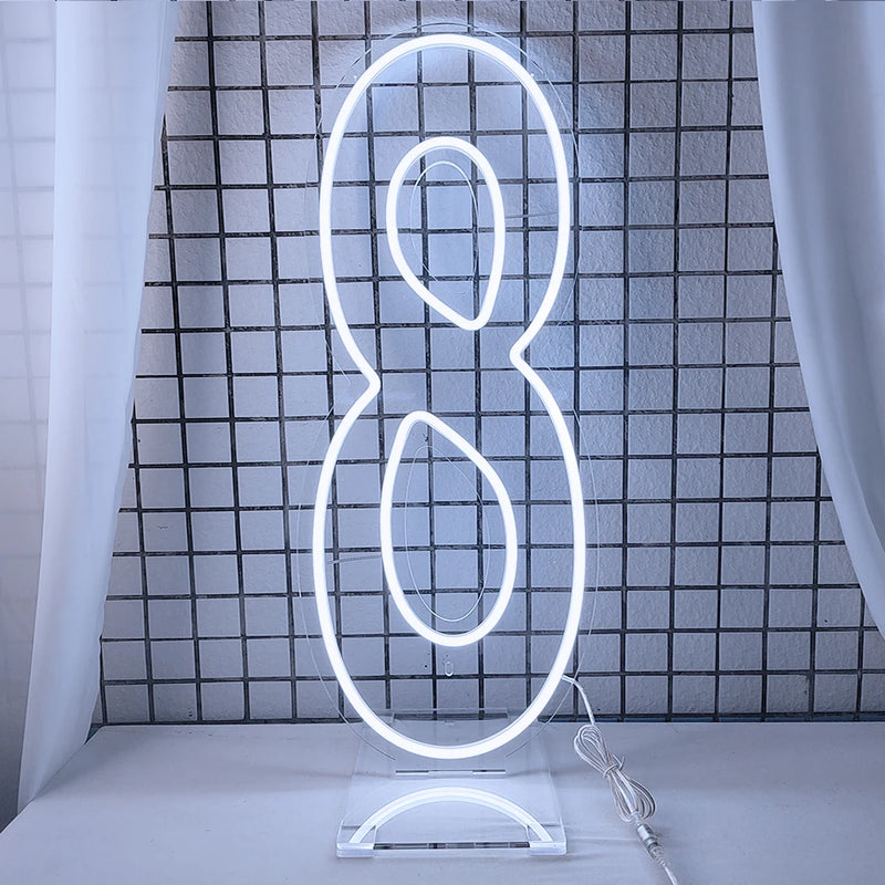 Chiffres lumineux géants néon LED – vue 13