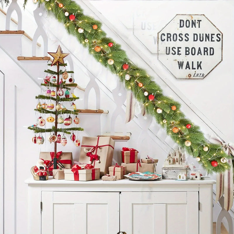 Guirlande de Noël en pin vert – vue 8