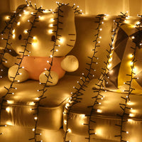 Guirlande lumineuse en grappes blanc chaud – vue 2