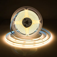 Ruban LED USB COB connecté Zigbee – ruban blanc chaud sur bobine