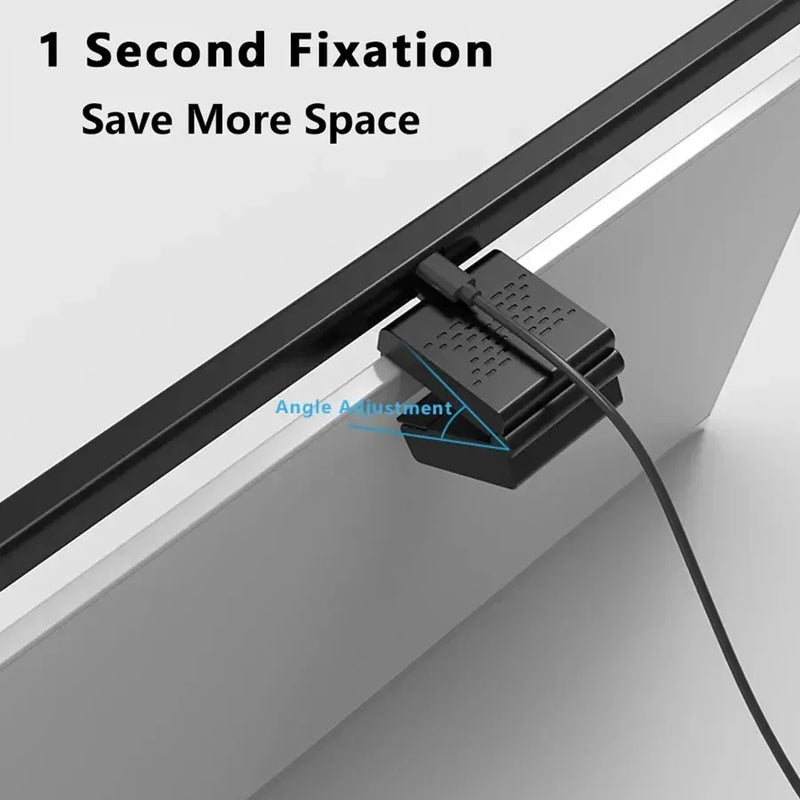 Barre lumineuse écran 50 cm – clip de fixation en une seconde et prise USB-C