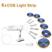 Ruban LED placard à détecteur d'ouverture de porte – kit à six rubans