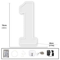 Chiffres lumineux géants néon LED – vue 4