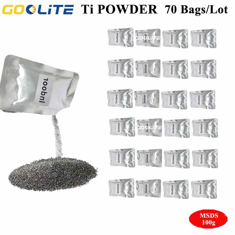 Poudre pour machine à étincelles froides, sachets de 100 g, lots de 10 à 80