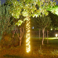 Guirlande lumineuse pluie de météores LED 220 V, 1 ou 3 brins de 1,5 m, 120 à 360 LED