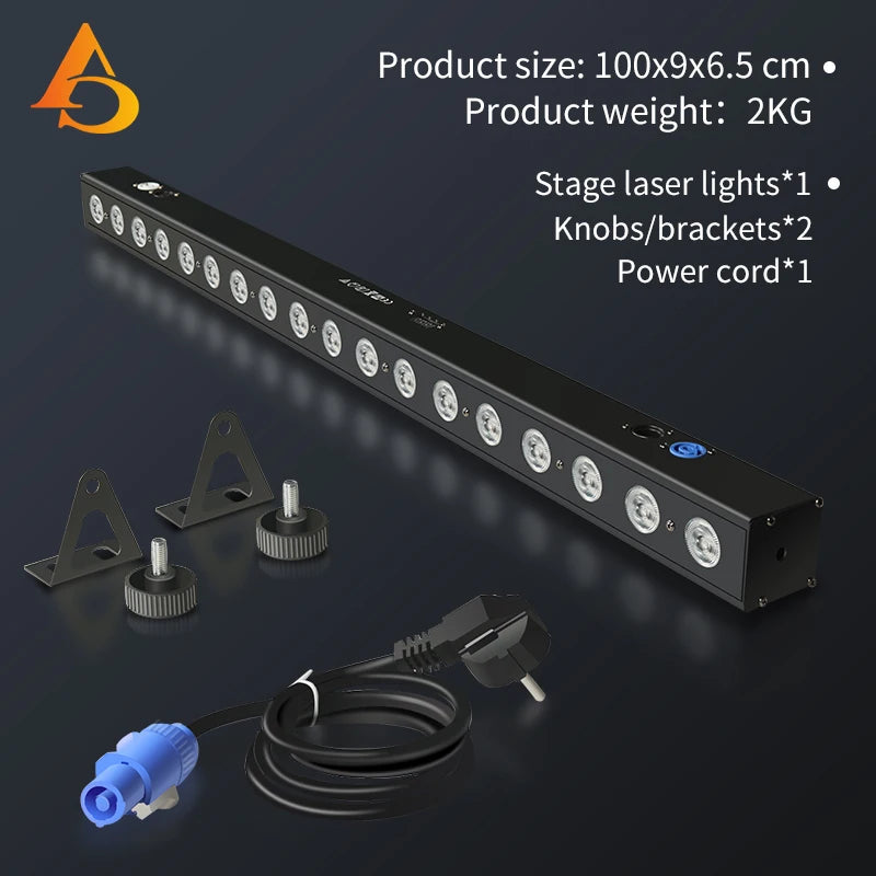 Barre LED DMX 18 x 12 W – vue 12