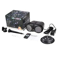 Projecteur flocon de neige extérieur LED double tête – contenu du colis : projecteur, piquet, télécommande et alimentation