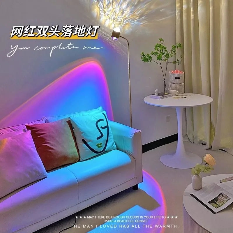Lampadaire LED double face – vue 8