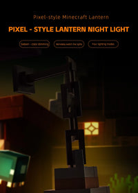 Lanterne LED pixel Minecraft – vue 7