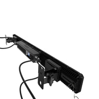 Barre stroboscope LED IP65 250 W – barre vue de dos avec support orientable et câbles