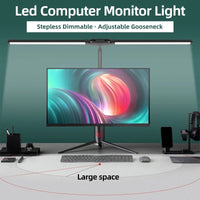 Lampe écran PC LED – barre éclairante au-dessus d'un écran avec rétroéclairage RGB et variation continue