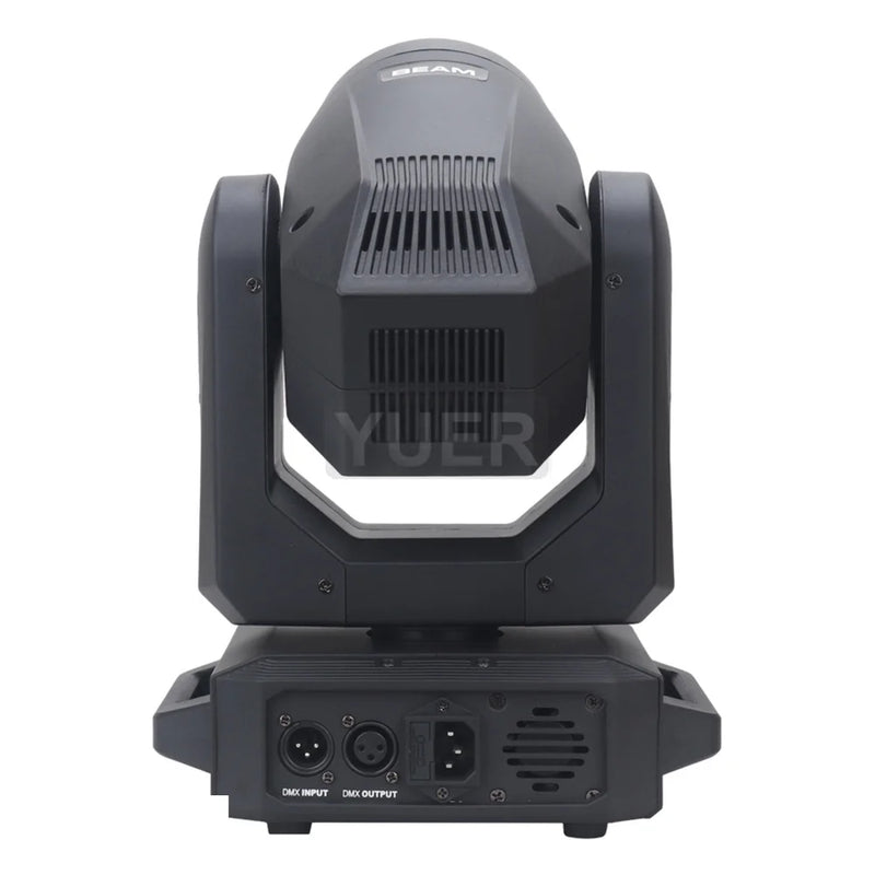 Lyre LED beam spot 200 W à faisceau de 2°, 12 gobos, prismes 6 + 12, DMX 11 ou 13 canaux