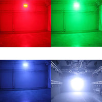 Stroboscope LED 100 W – flashs rouge, vert, bleu et blanc