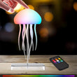 Lampe méduse LED, veilleuse rechargeable à 9 tentacules, télécommande