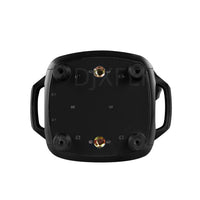 Lot de 2 lyres LED beam spot zoom 180 W – dessous du socle avec trous de fixation