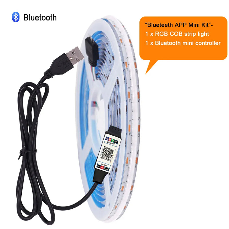 Ruban LED COB RGB 5 V – vue 10