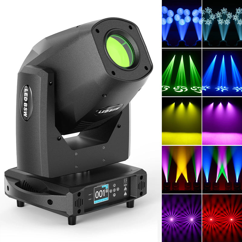 Lyre LED 3 en 1 beam, gobos et wash 200 W pour scène et soirée
