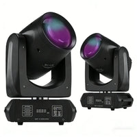 Lot de 2, 4 ou 6 lyres LED beam 200 W, prisme à 18 facettes, 11 gobos, DMX 12 canaux