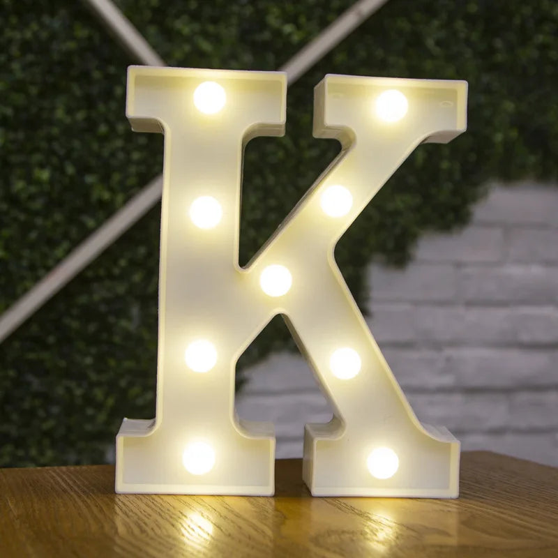 Lettres et chiffres lumineux LED à piles – vue 25