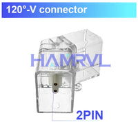 Éclairage hexagonal à la pièce – connecteur en V à 120°
