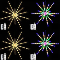 Étoile LED suspendue effet feu d'artifice – vue 11