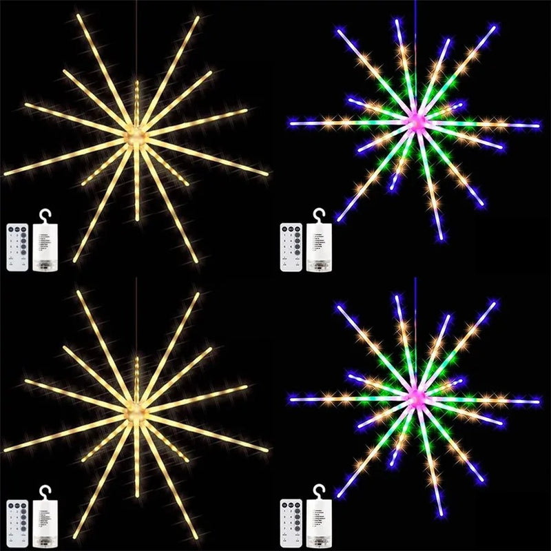 Étoile LED suspendue effet feu d'artifice – vue 11