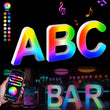 Lettres et chiffres lumineux LED RGB 15 cm, pilotage par application, USB