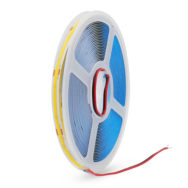 Ruban LED COB à rangées – bobine avec fil à deux conducteurs