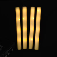 Bâtons lumineux mousse LED – bâtons allumés en jaune