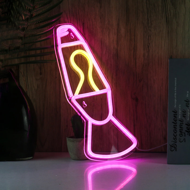 Néon LED lampe à lave – vue 7