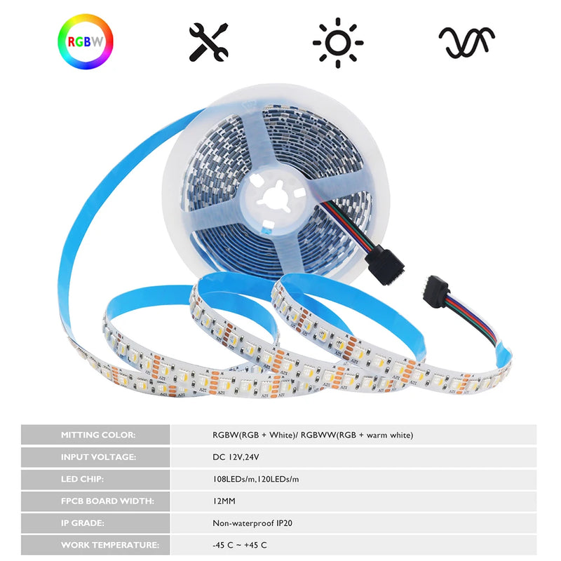 Ruban LED RGBW 4 en 1 de 5 m – vue 39