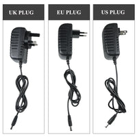 Ruban LED COB CCT 12 V – alimentations à prise britannique, européenne et américaine